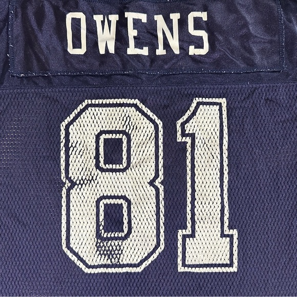 Reebok youth Dallas cowboys football jersey# 81 owens XL - Picture 4 of 6